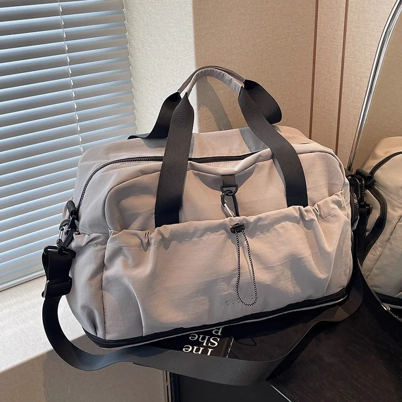 

New Dry Wet Separation Fitness Handbag Large Capacity Short Trip Travel Storage Luggage Shoulder Crossbody Bag for Men Women