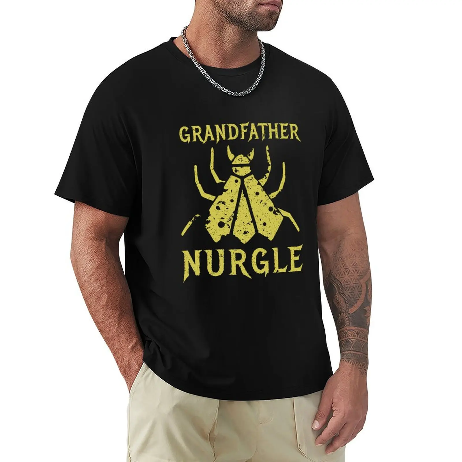 Papa Nurgle Fly T-Shirt man t shirt graphic T-Shirt
