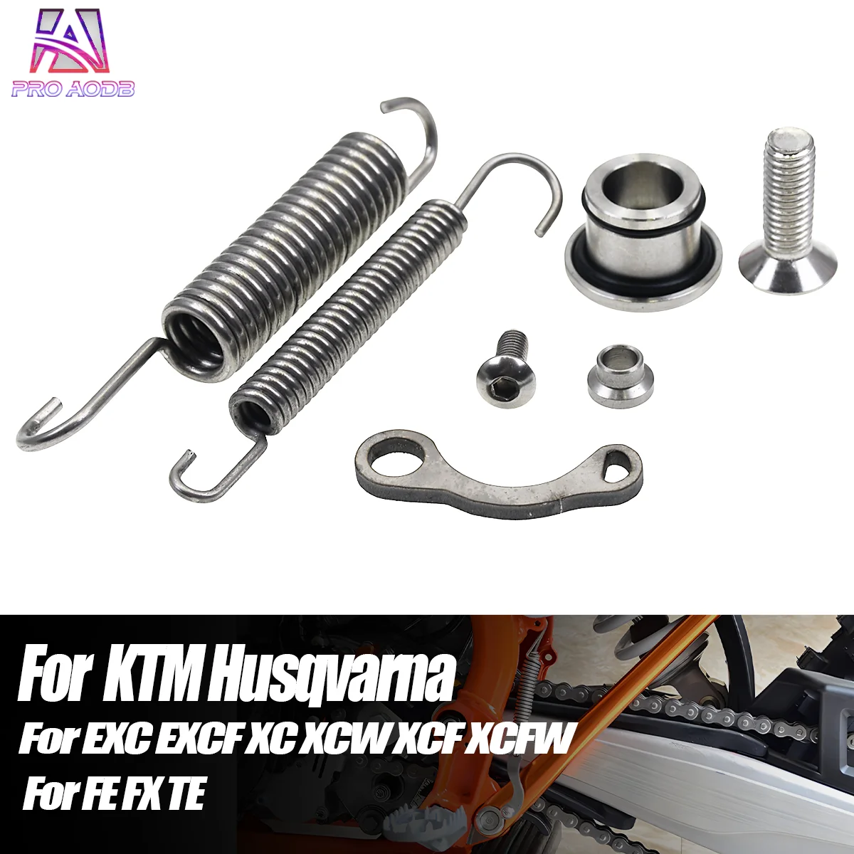 Motocross Dirt Bike Side Stand Hardware Spring Kit For KTM SX SXF EXC EXCF XC XCF XCW Husqvarna FE TE FX TX Enduro Off-Road Part