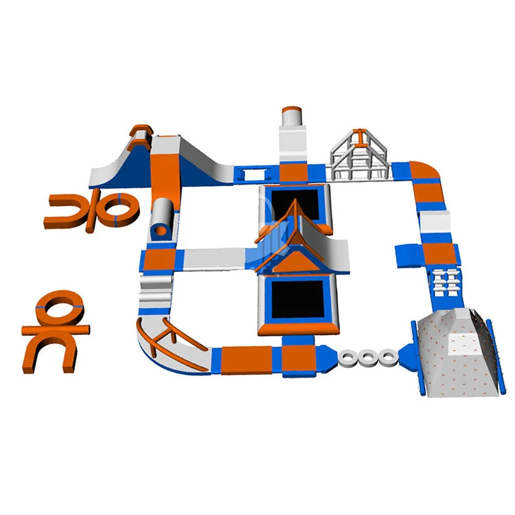 

Commercial Water Jumper Inflatable Water Games Floating Amusement Park with Slide