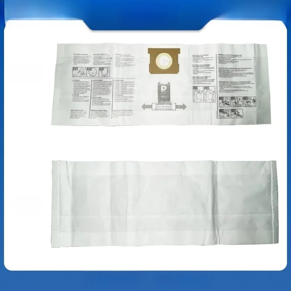 Dust Bag Set for For ridgid VF3503 Vacuum Cleaner 10 Count Paper Replacement Bags Supporting Effective Particulate Retention
