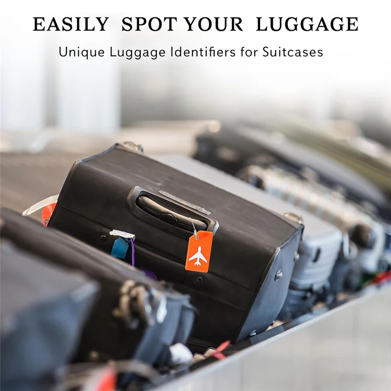 แท็กกระเป๋าซิลิโคน กระเป๋าเดินทาง กระเป๋าถือ แท็กกระเป๋าเดินทางพร้อมนามบัตร ค้นพบกระเป๋าเดินทางอย่างรวดเร็ว ใช้งานง่าย