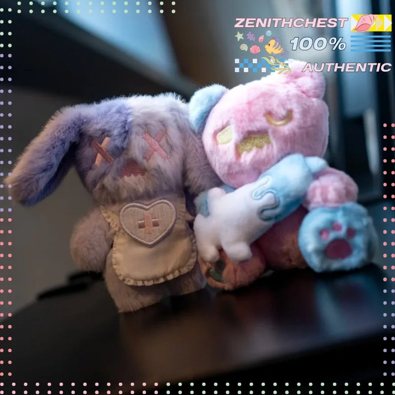 Kotak Buta Seri Klinik Ragbear Shinwoo Asli Liontin Tas Menggemaskan Gantungan Kunci Boneka Lucu Figur Lucu untuk Hadiah Rumah Kantor