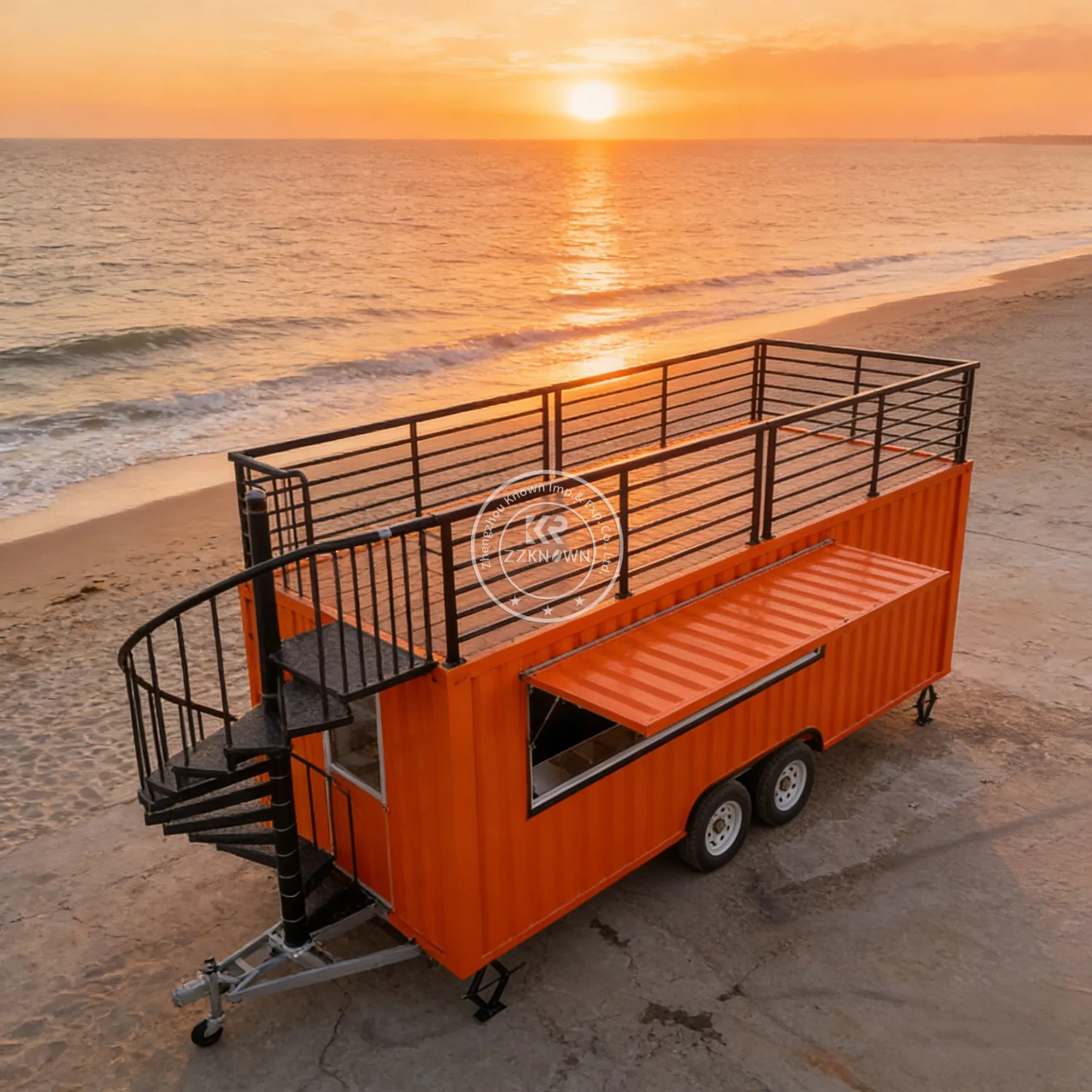 

Customized 20 FT 40 FT Shipping Container Restaurant Coffee Ice Cream Shop Shop Container Prefabricated Food Kiosk For Sale