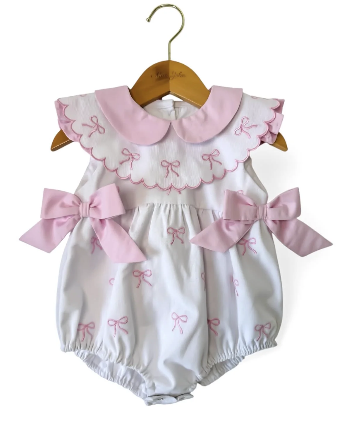 0-6Y Baby Girl Summer White Romper for Birthday Holiday Easter Photography Eid  B15