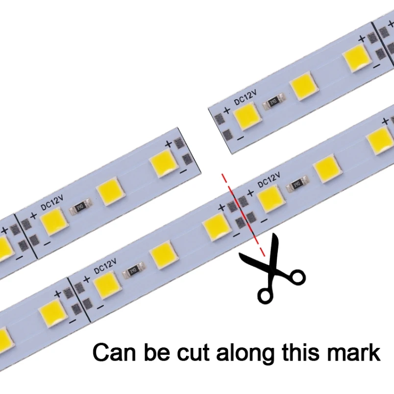 DC 12V LED Bar Light LED Strip Light SMD5054 18/36Leds LED Rigid Strip Energy Saving LED Fluorescent Tubes 25/50cm