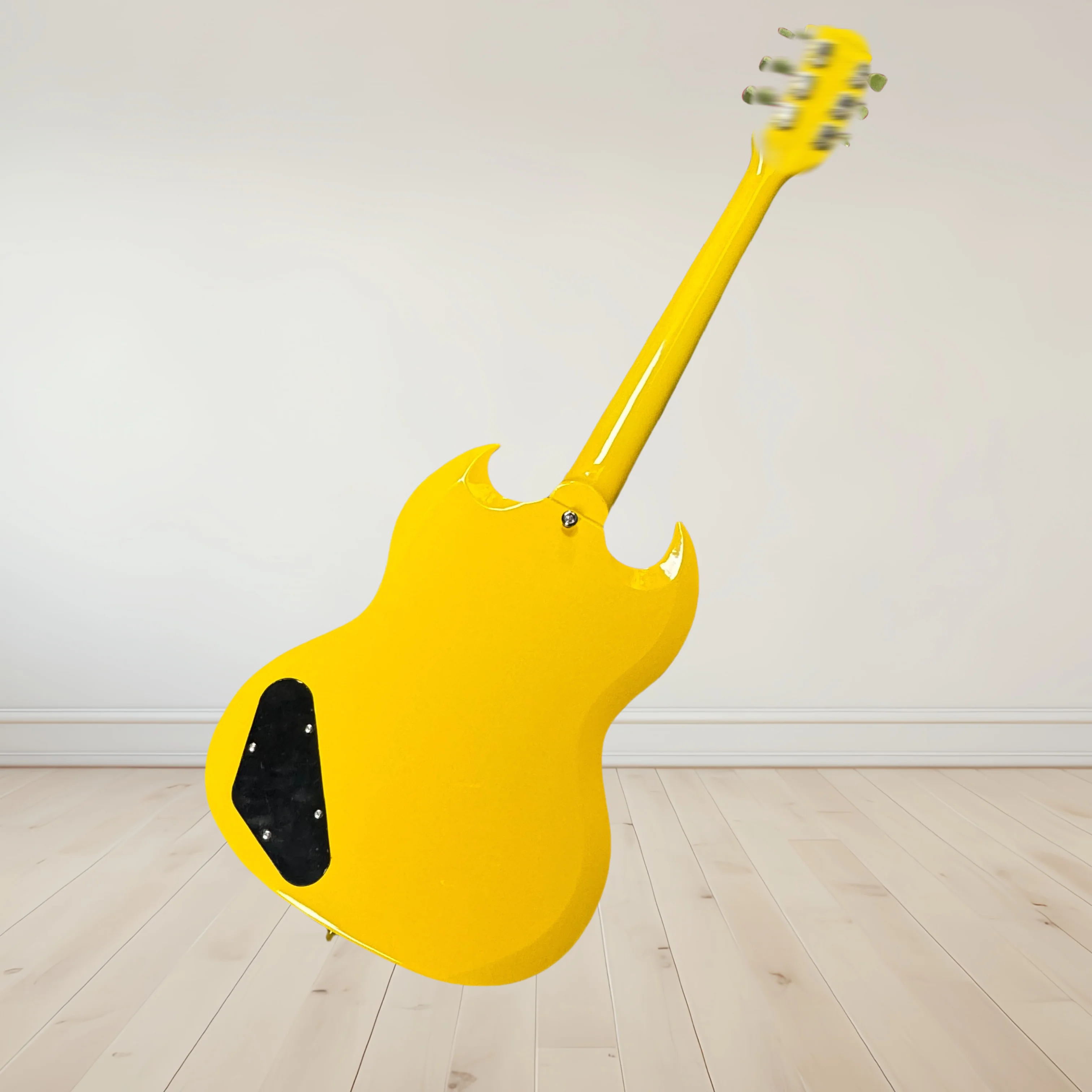 Yellow and Black SG Electric Guitar Rosewood Fingerboard Mahogany Body High Quality 22 Tone Position Free Transportation