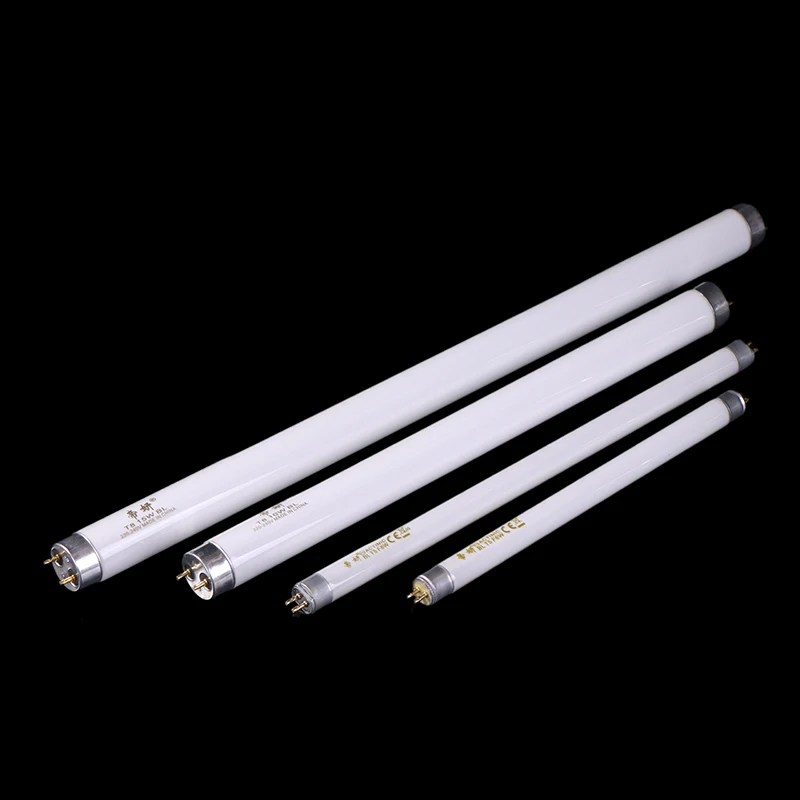 Tubos de luz uv t5 t8, 6w, 8w, 10w, 15w, armadilha para moscas domésticas, 365nm, luz azul ultravioleta, lâmpada mata insetos