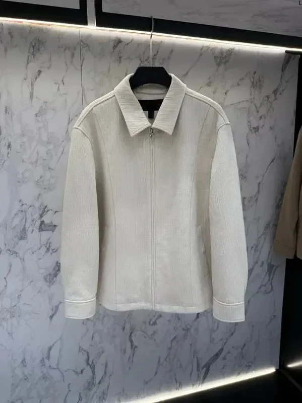 

LP Итальянская шерстяная деловая повседневная термокуртка с лацканами 25aw