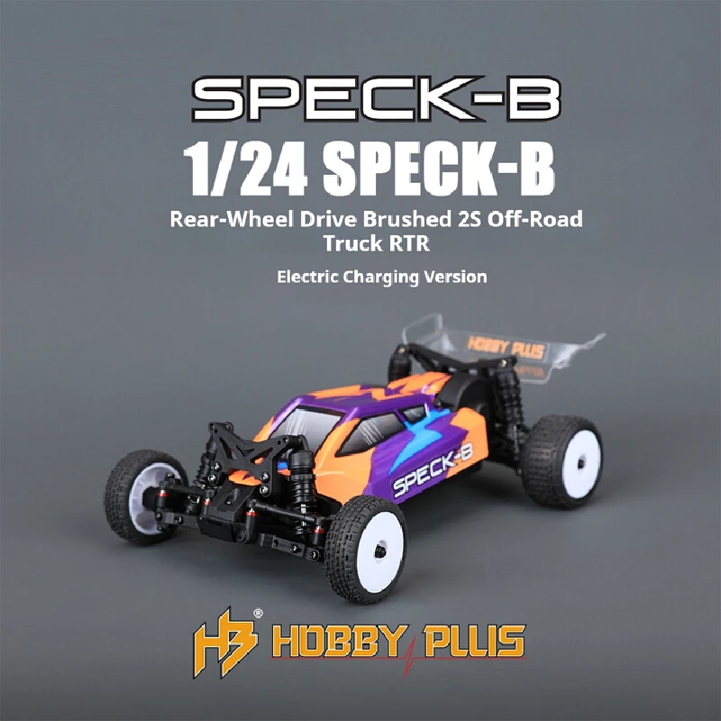 

HOBBY PLUS 1/24 RC Off-Road Car - Rear-Wheel Drive, Brushed, 2S Electric