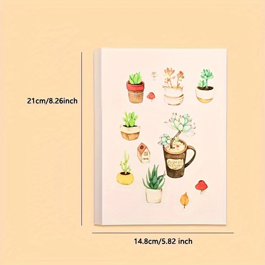 25 sheets, 300g watercolor paper, suitable for professional painting, thick paper for watercolor, drawing, origami and art schoo
