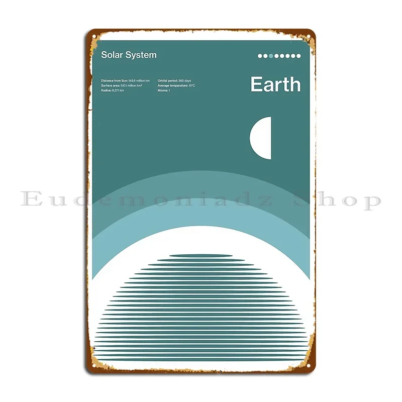 Earth Metal Signs Rusty Club Cinema Customized Garage Tin Sign Poster