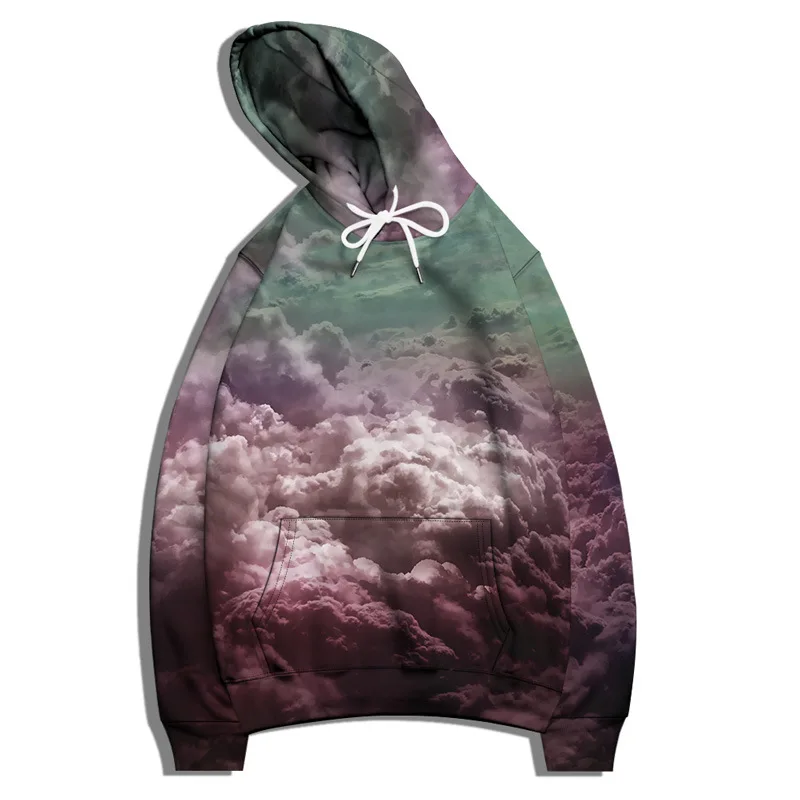 Mushroom Cloud Color Galaxy Hoodies Sweatshirts New 2023 Men Women Hooded Pullover Harajuku Clothing Tops Plus Size S-6XL