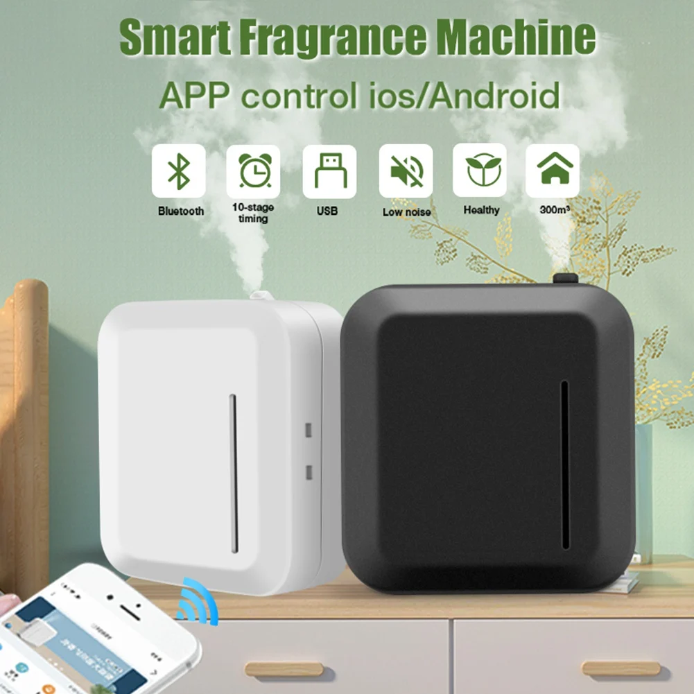 A18Z-Intelligent Aroma Fragrance Machine Oil Diffuser Essential Oil Aroma Diffuser 150Ml Timer APP Control For Home Office D