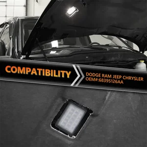 Führte in der Deckung von Courtesy für Dodge Ram, 1500, 2500, 3500, Ladegerät, Cherokee, Durango, Jeep, Grand Cherokee, 1PC Hauptverkäufe von Dakota Lantern - №3