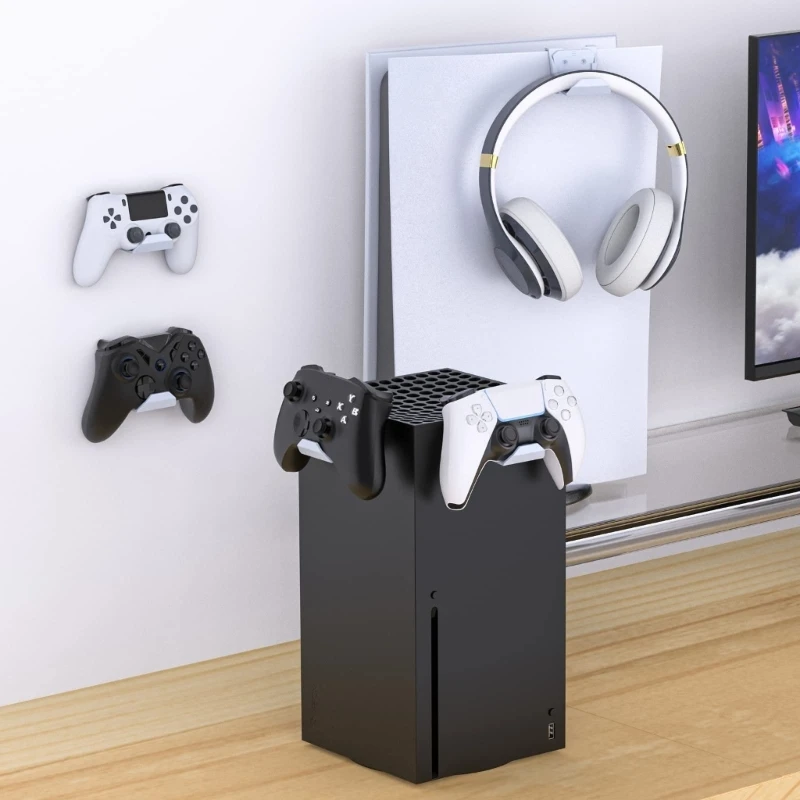 

Wall Mount Holder for Controller Headphone Adhesive Screw Mount Controller Stand Drop shipping