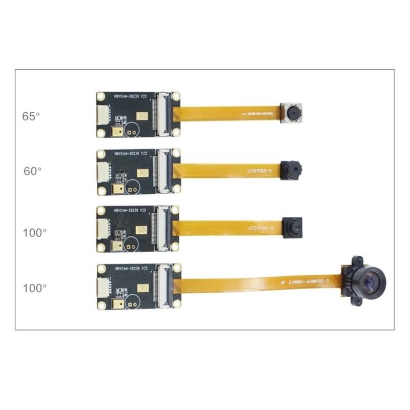 

USB 2592x1944 OV5640 Video Camera Module 5MP 60°/65°/100° Fixed/Manual Focus Lens Monitoring Module Plug and Use