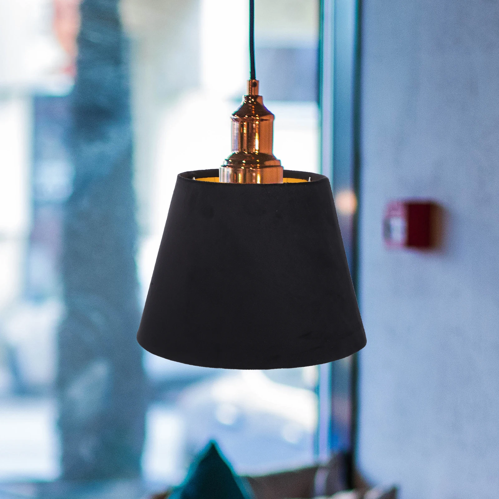 

Retro Modern Velvet Lamp Shades Replacement Metal Dustproof Cloth Fabric Decorative for Table Floor Lamps Lighting