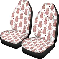 Front Seat Covers Set of 2 Universal Fit Cute Pineapple Cartoon Front Bucket Seat Cover for Seats -Fruit Print