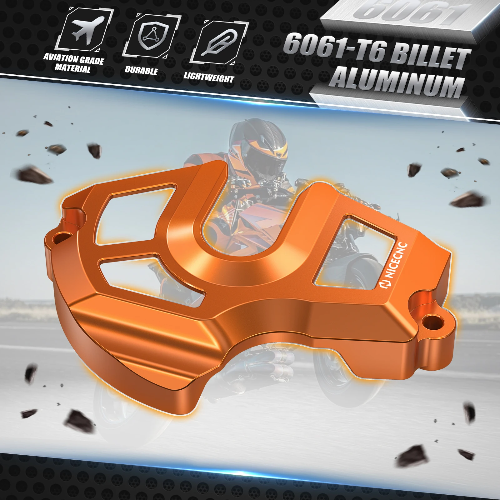 (EU-Lager) Für KTM 1290 Super Adventure R S 2021-2024 Vorderradkettenradabdeckung 1290 Super Duke R/EVO 22-23 1390 Super Duke R/EVO 2024 – Detail 4