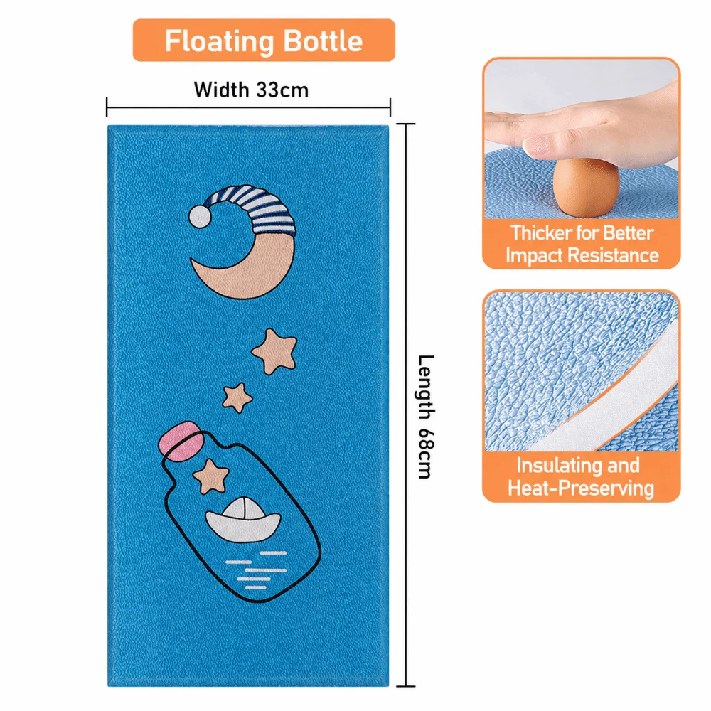 Waterproof Anti Collision Cushion Shockproof XPE Foam Wall Protector Cartoon Print Thermal Insulation Padded Wall Sticker