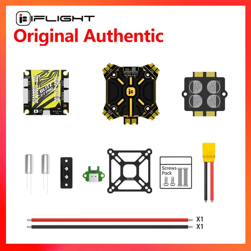 

iFlight BLITZ F7 Pro Combo Set with BLITZ E80 Pro 4-IN-1 ESC for FPV