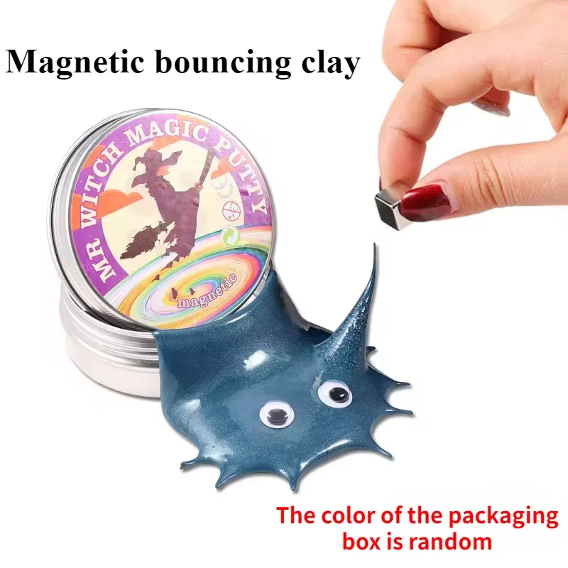 Magnetic Mastic Creative Stress Relief Puzzle Toy Bounce Silicone Mastic Halloween, Christmas, and Thanksgiving Gifts