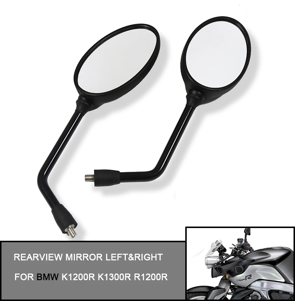 

For BMW K1200R K1300R R1200R Motorcycle Rearview Mirror Left&Right Rear View Mirrors Housing Side Mirror