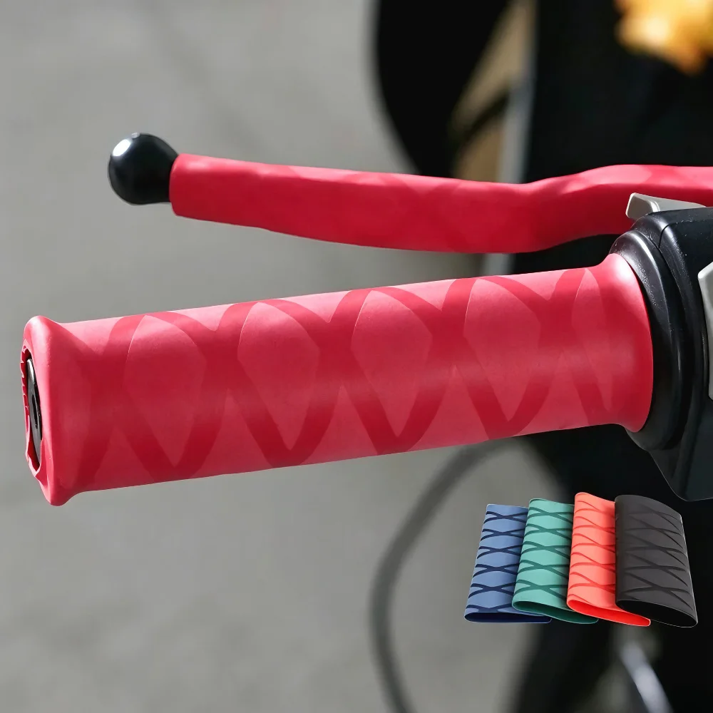 Universal Heat‑Shrinkable Rubber Grip Cover Non‑Slip Handlebar Sleeve for Motorcycle Brake Clutch Lever Protector Accessories