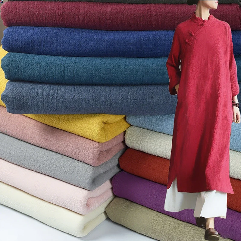 Telas Vintage 100% de algodón por metro, 135cm de ancho para costura DIY, Material para acolchar, ropa, servilletas, manteles, Material de decoración