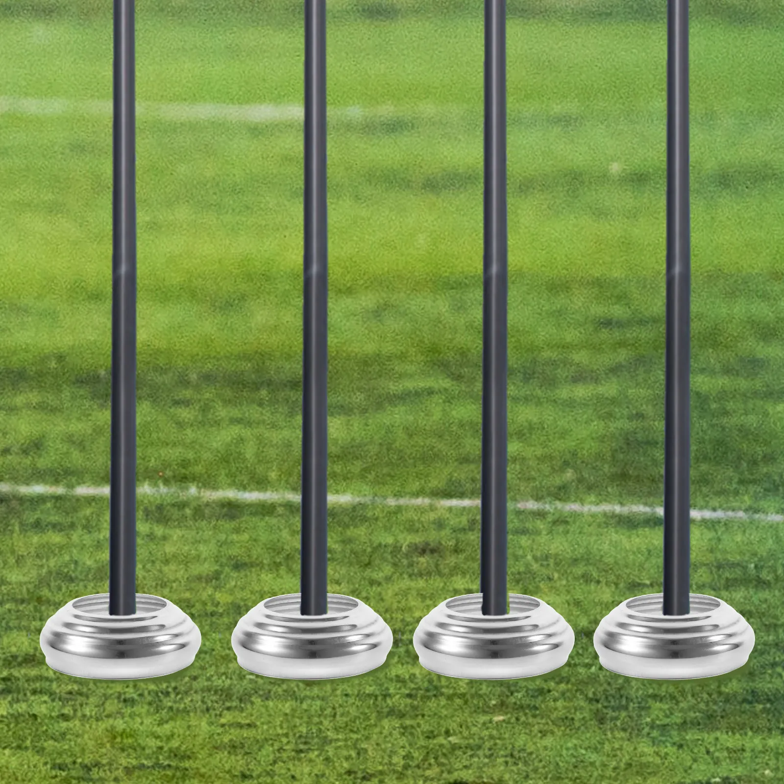 

Набор из 5 штук: Подставки для садовых шаров из нержавеющей стали, уличные, сверхпрочные, устойчивые к ржавчине, для газонов, патио, террас, крепления флагштоков