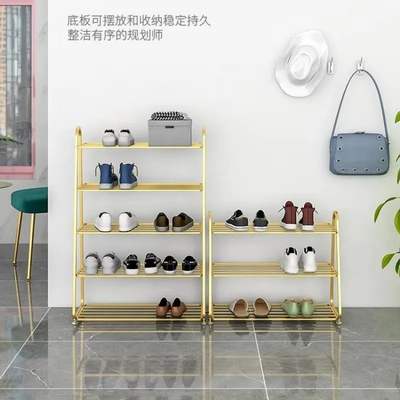 Simple Nordic Light Luxury Shoe Rack, Multi-layer Dustproof Storage Shoe Cabinet, Economical Household Doorstep Organizer