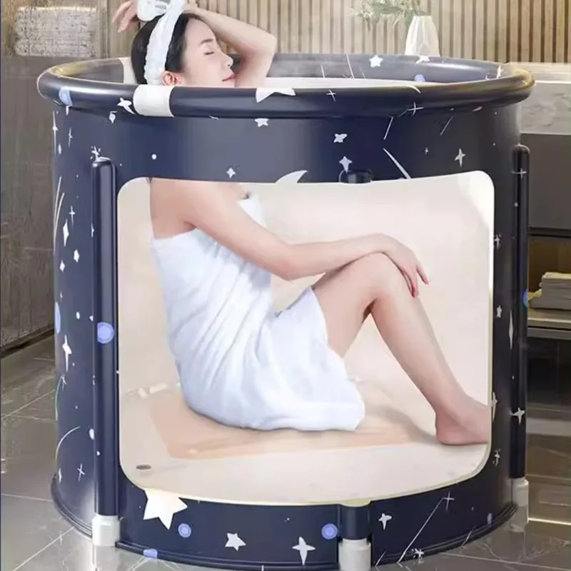 Foldable Baby Bathtub, Big Shower Design, Adults Slip Resistant Style, Women Foot Bath Baignoire Pliable Abulte Furniture