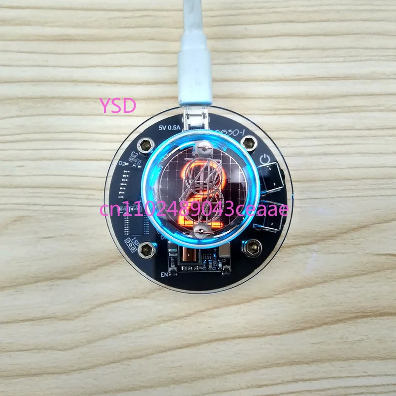 

Single Tube Glow Clock QS30 Nixie Clock Soft Glow Effect Decorative Timepiece