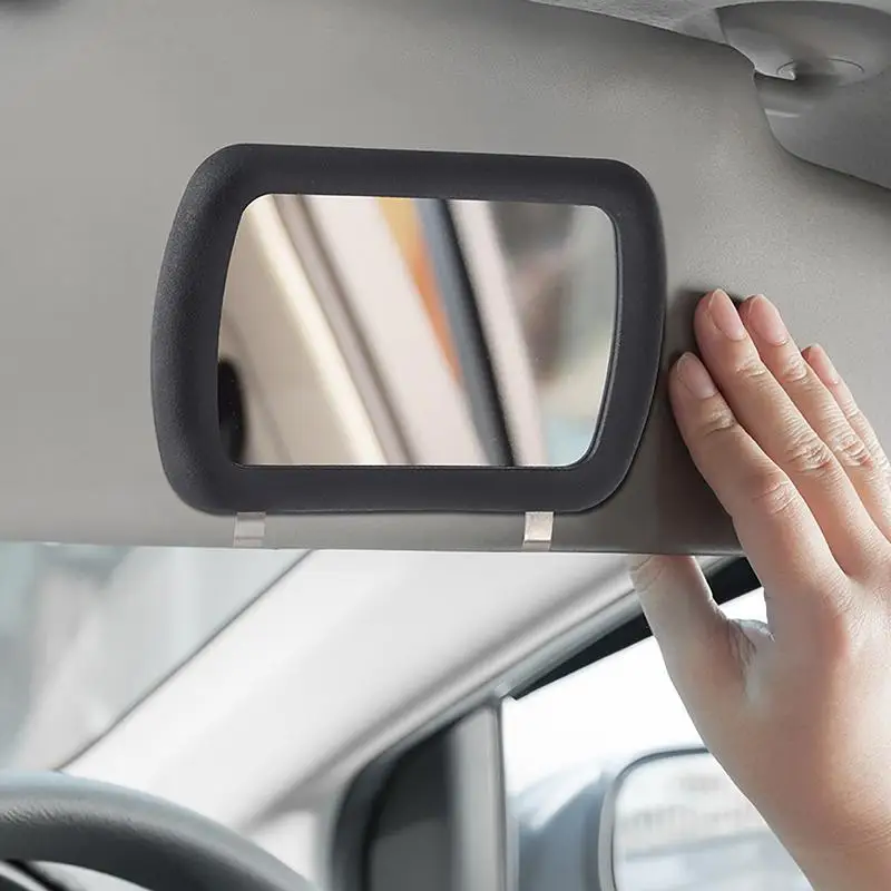 Car Visor Vanity Mirror Anti-Glare Sunshade Mirror for Day and Night Automobile Driving Goggles Automobile Truck Mirror