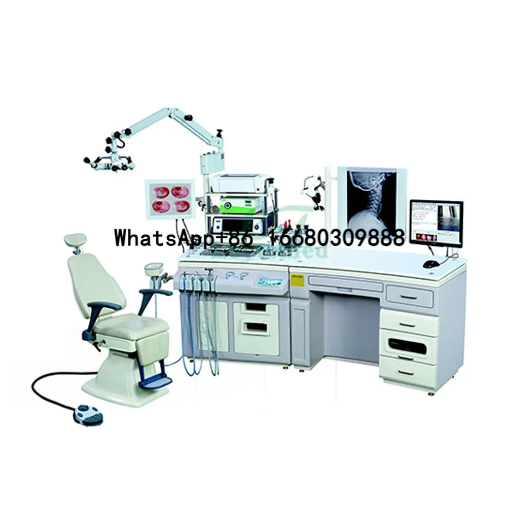 LTNE05 Luxury Medical ENT Treatment Unit / ENT Endoscopy Machine/Ent Workstation With Chair