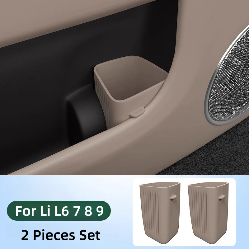 

For Li L6 L7 L8 L9 2025 Lixiang Liquid Silicone Car Trash Can Umbrella Storage Bucket