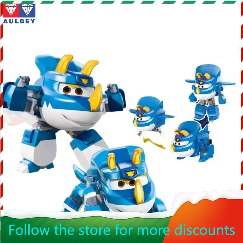 

AULDEY‌ Original Super Wings Dinosaur Collection Big Transformation Movable Model Collection Children 's Holiday Gift in Stock