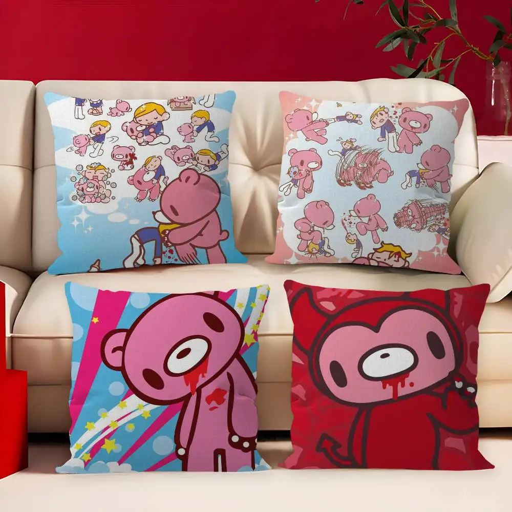 Cartoon G-gloomy Bear Pillow Cushion Cover Pillowcase Living Room Sofa Home Decor Customized
