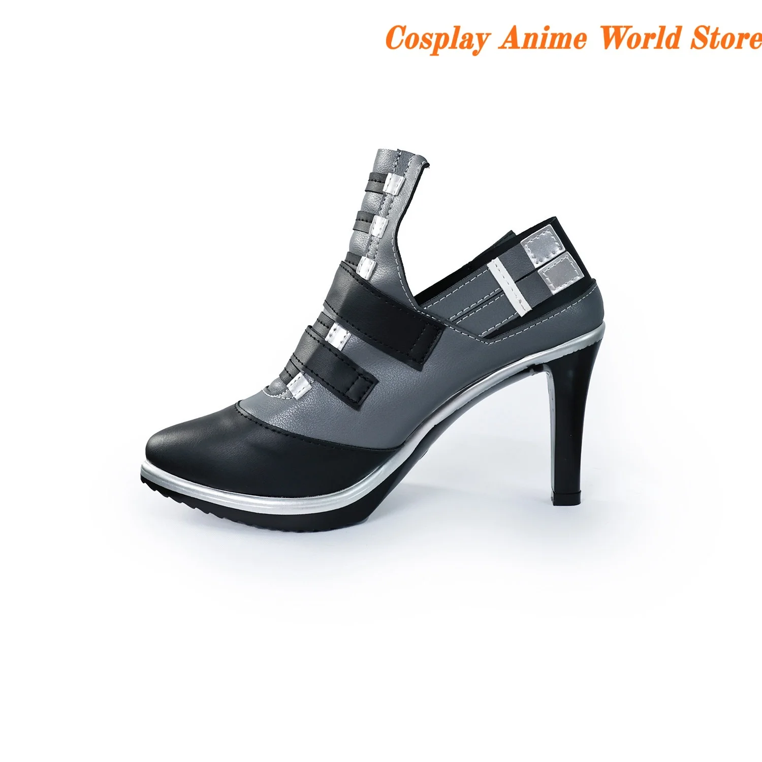 

In stock ZZZ Tsukishiro Yanagi Cosplay Shoes Prop high heels mIHOYO Game Zenless Zone Zero Halloween Role Playing Older Sister