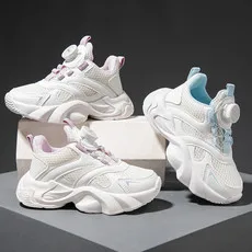 

Child Sport Shoe 2026 Spring Mesh Breathable Toddlers School Running Sneakers Fashion Non-slip Kids Boys Basketball Shoes