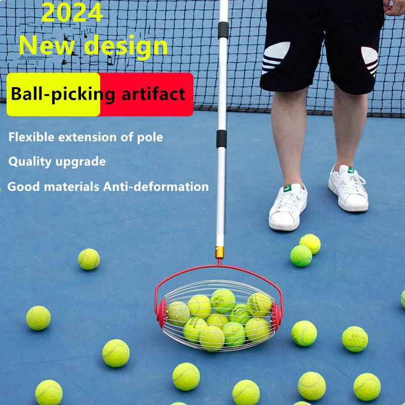 

New Design Tennis Ball Picker Portable Retractable Roller Table Tennis Golf Training Automatic Ball Picker