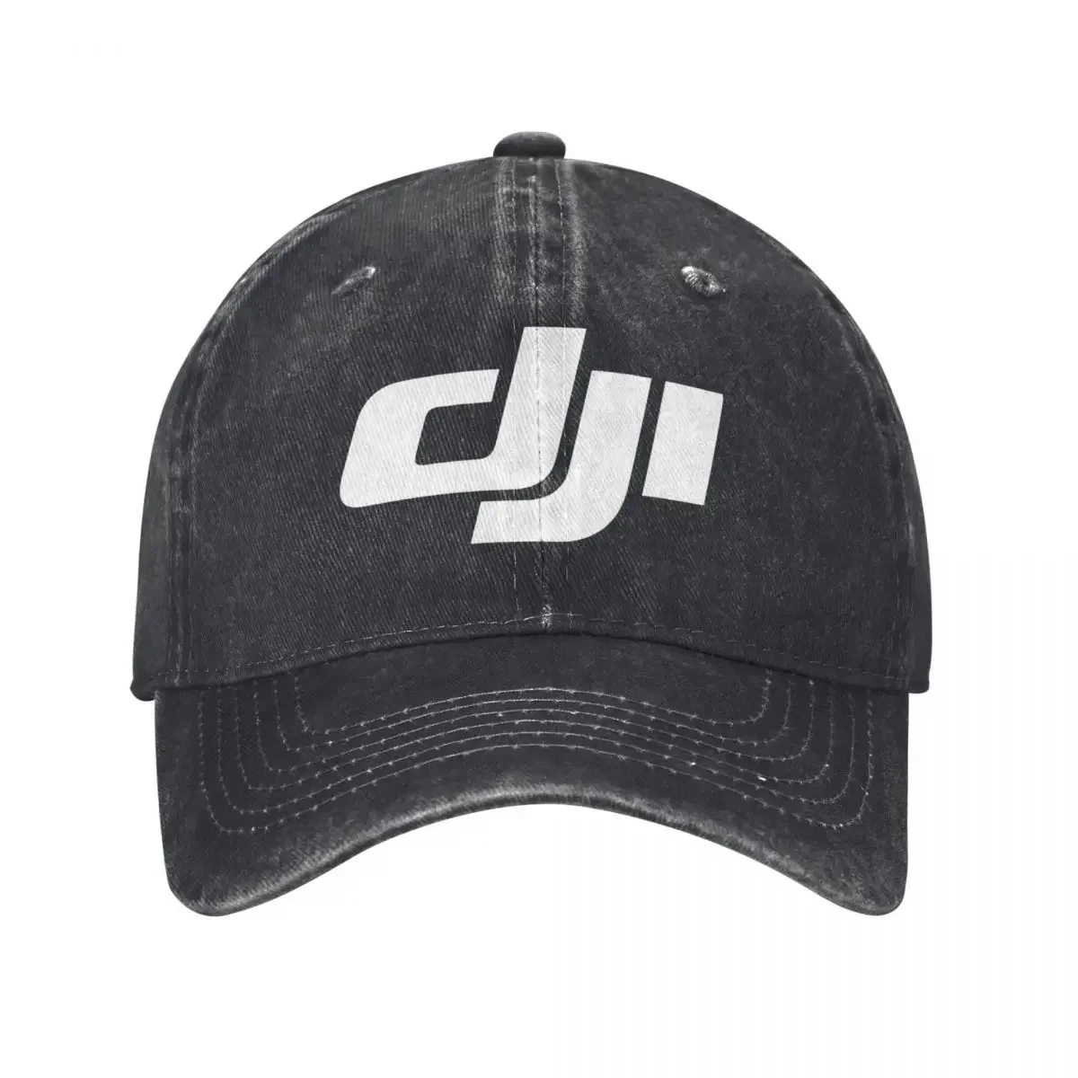 Classic DJI Professional Pilot Baseball Caps Men Women Distressed Washed Headwear Drone Outdoor Summer  Hat