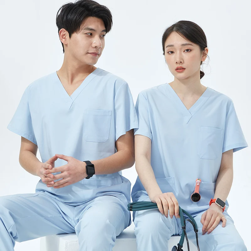 UltraAir™ Surgical Uniforms Quick-Dry Doctor Dust-proof Workwear for Women Soft Clinical Scrub Sets Dentist Vet Working Clothes