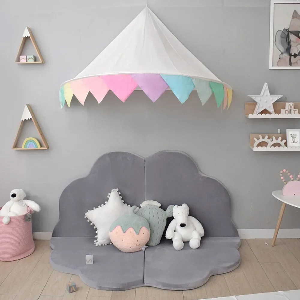 Children\'s Tents Indoor Princess Room Playhouse Wall Hanging Bedside Decoration Bed Mantle Reading Corner Hanging Tent Boys And