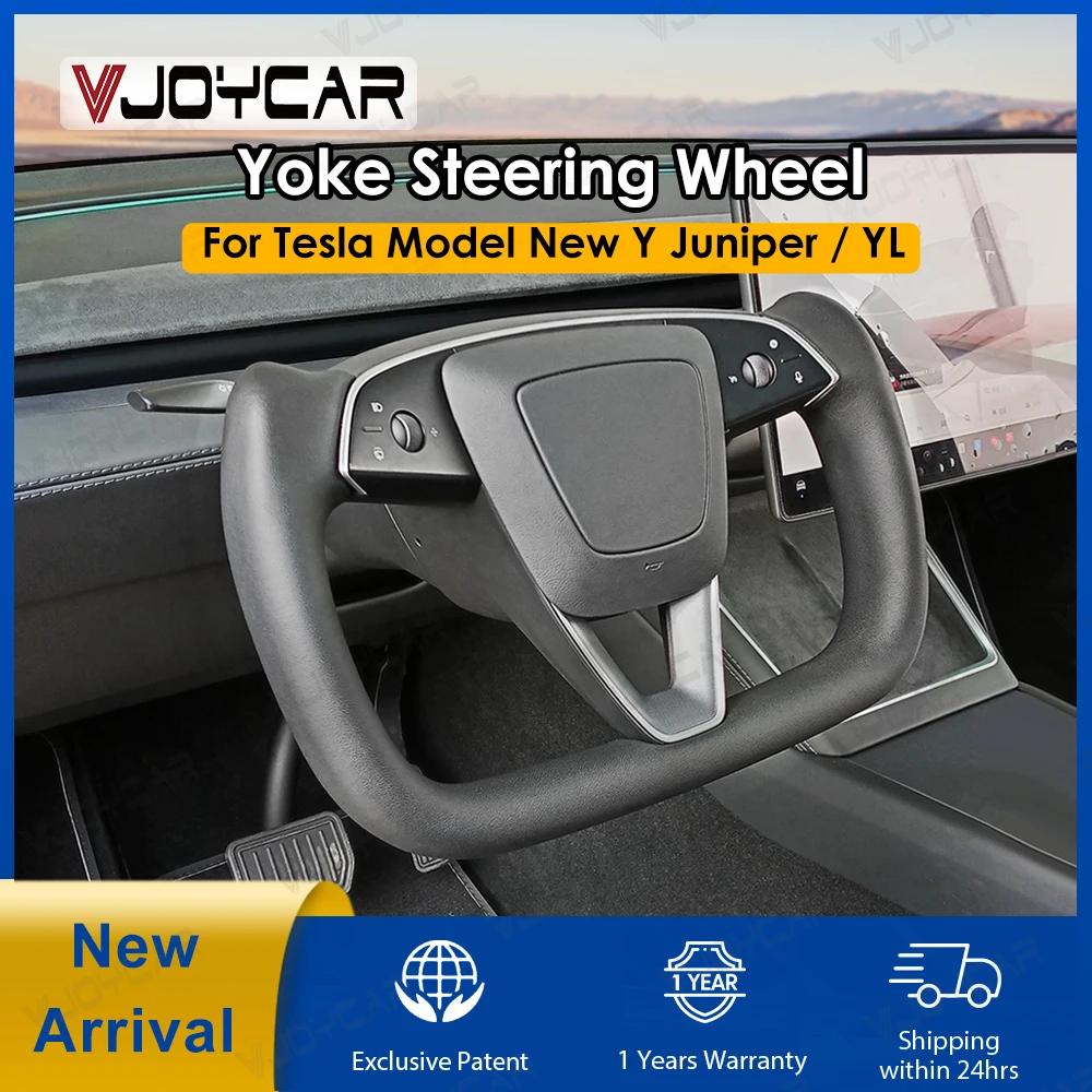 Model YL Yoke Handle for New Model Y Juniper Heating Yoke Steering Wheel For Tesla Personalized Racing Leather Customized Access