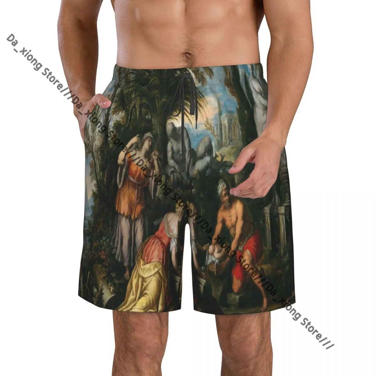 

Мужские пляжные шорты для плавания Valerie Pauwels The Judgement Surfing Спортивные шорты для плавания Купальники