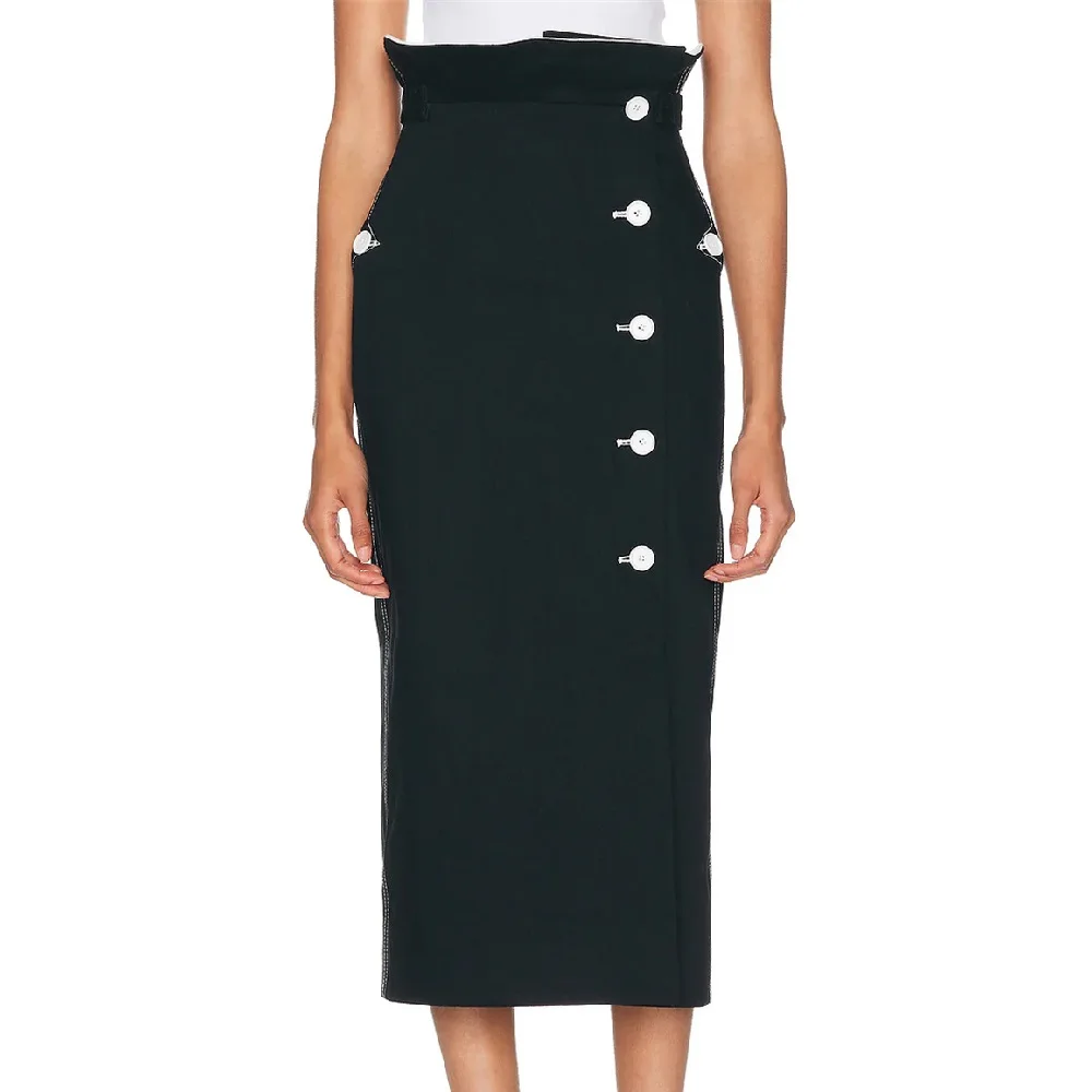 Summer 2026 Women's Satin Mini Skirt – High-Waisted, Slim-Fit, Metal Buckle Detail – Y2K Style, Trendy & Versatile Bodycon Skirt