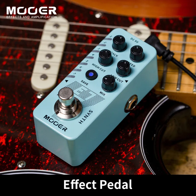 

MOOER-E7 Synthesizer, Tones Like Trumpet Organ, 8 Bits, EDM, Pad with Individual Arpeggiator, 7 Types