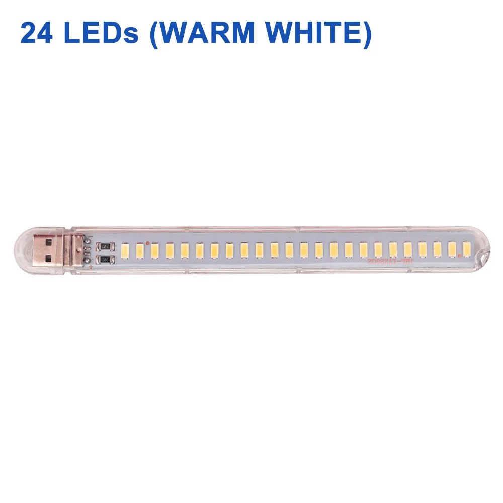 Mini USB LED Night Light, 3-24 LEDs